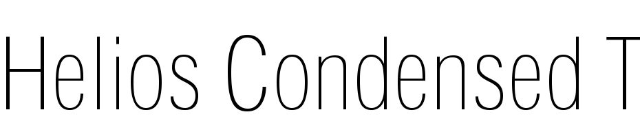 Helios Cond Thin Font Download Free